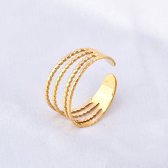 New Irregular Pattern Ring