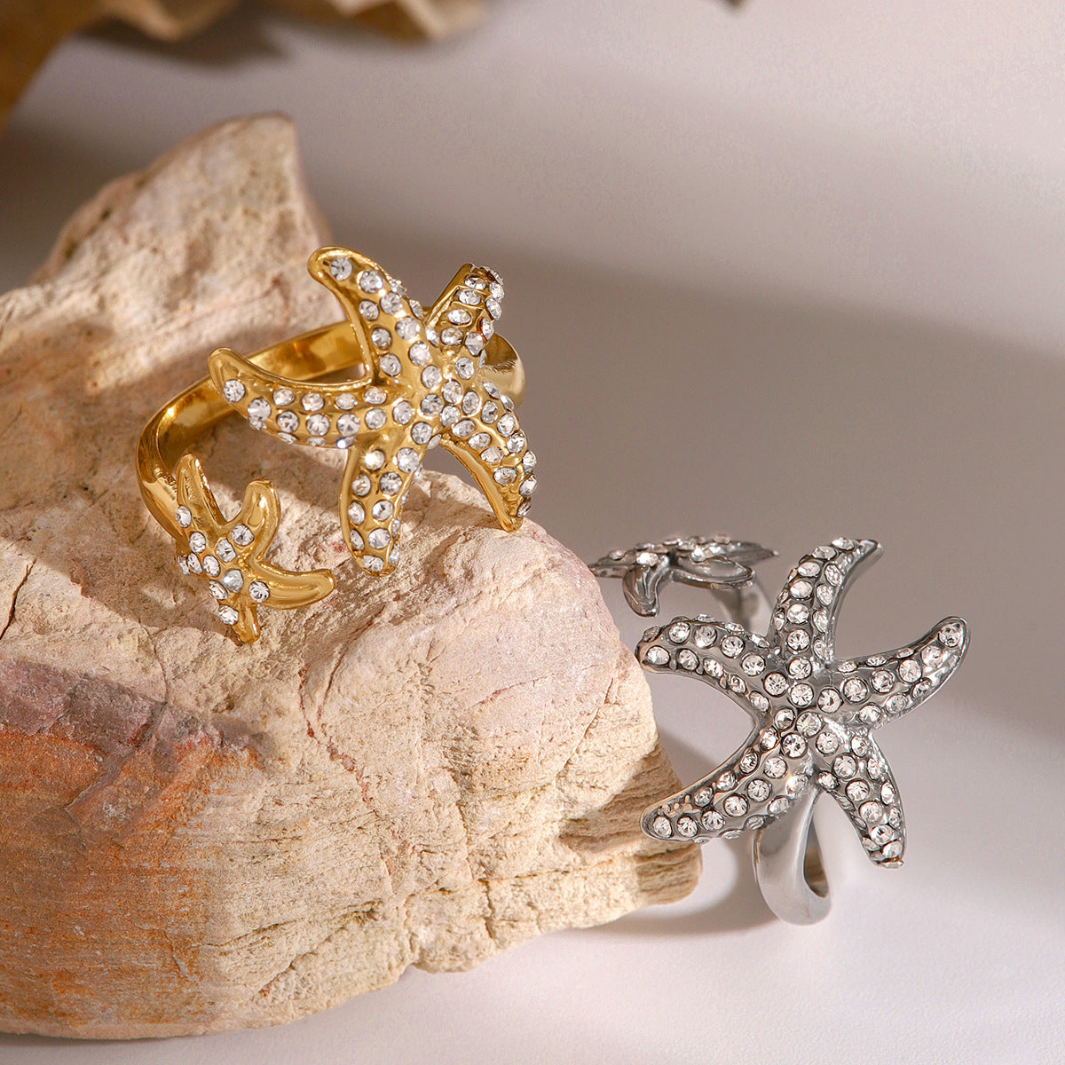 Starfish Diamond Ring